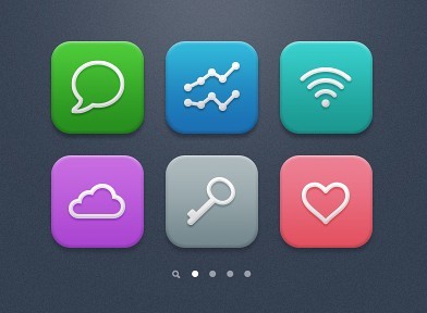 Download Free Rounded App Icons For Mobile PSD - TitanUI PSD Mockup Templates
