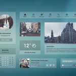 Free Blue GUI Kit PSD TitanUI