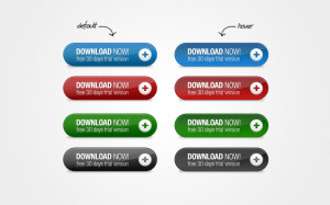 4 Colors Web Download Buttons