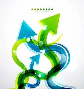 Abstract Arrow Vector Background