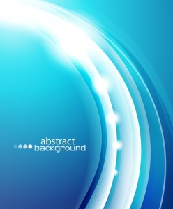 Blue Abstract Curve Vector Background