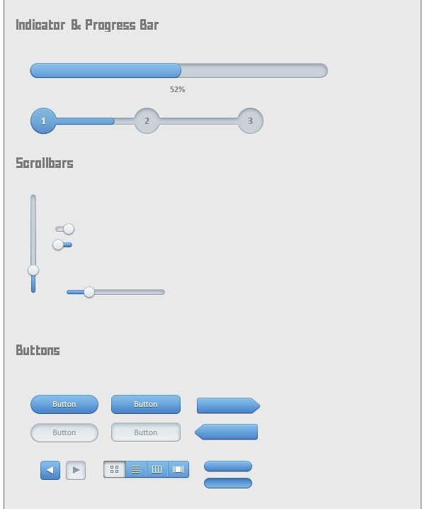 Blue Elegant Ui