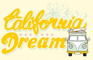 California Dream Vector Illustration