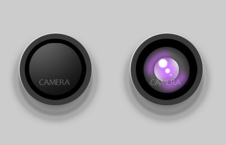 Camera Lens Layered PSD