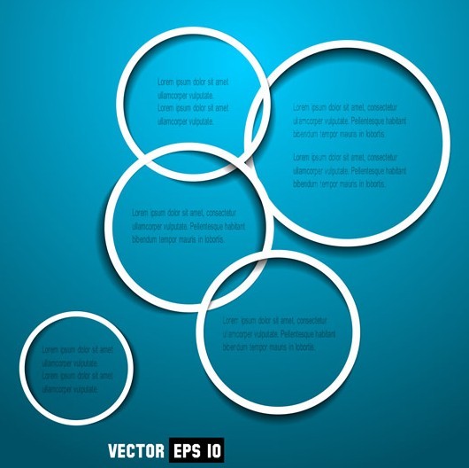 Circular Border Vector Material 04