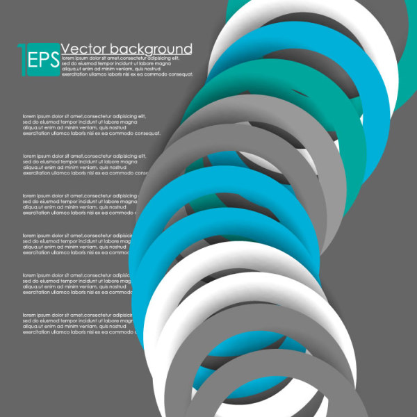 Circular Ring Vector Background 04