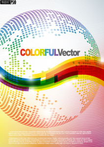 Colorful Abstract Vector Background 01