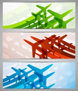 Colorful Aircraft Vector Clipart