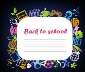 Creative Back To School Vector Material 02