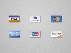 Credit Cards Icons PSD