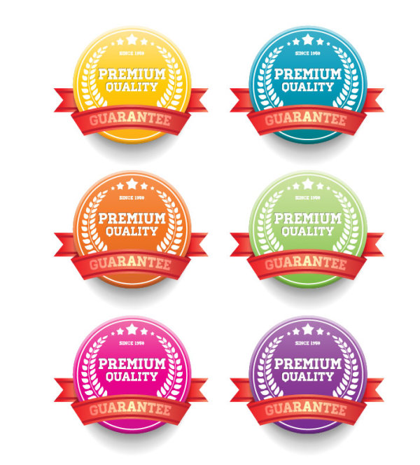 Delicacy Sales Promotion Badge Vector Material