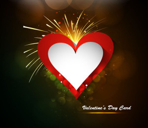 Elegant Valentine's Day Card Template Vector 06