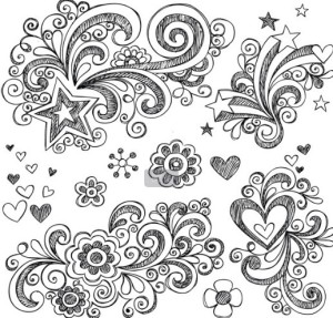 Hand Drawn Vector Floral Patterns 02