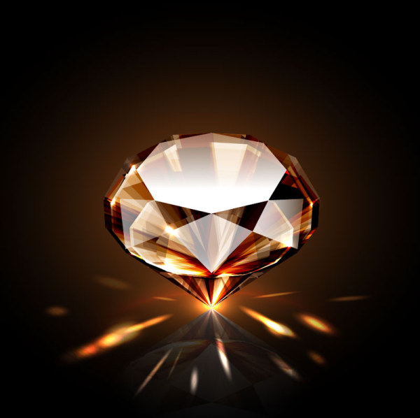 High Quality Shining Diamond Vector 01