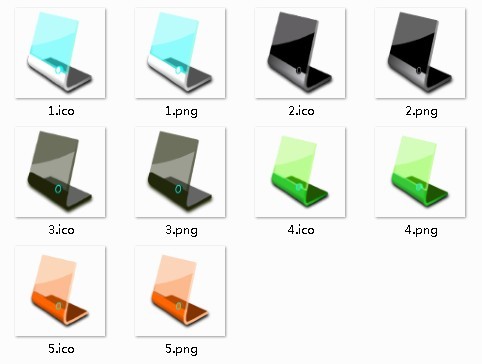 LCD Monitors Icons