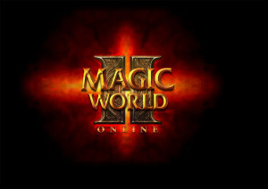 Magic World II Online Logo Design Layered PSD