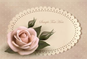 Pink Rose Valentine's Day Card 03