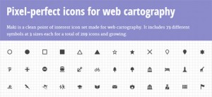 Pixel-Perfect Icons For Web Cartography - Maki