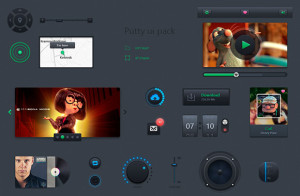 Putty PSD UI Kit