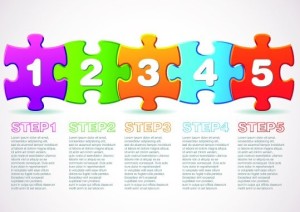 Puzzles Number Web UI Vector 01