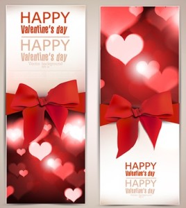 Romantic Valentine's Day Vector Banner 02