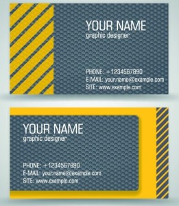 Simple Business Card Vector 02