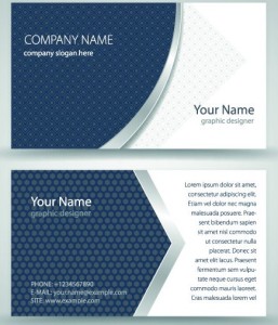 Simple Business Card Vector 03