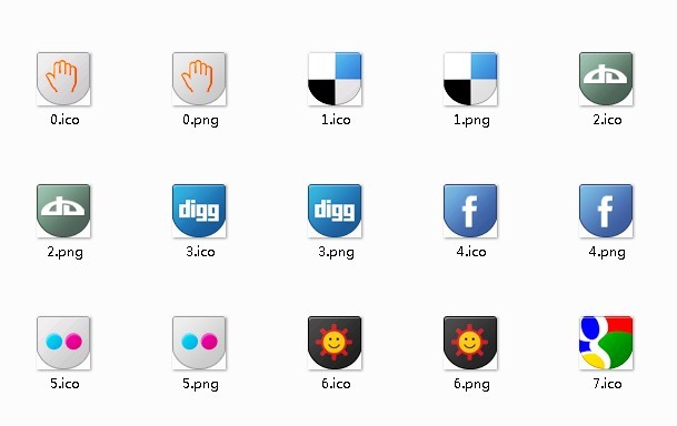 Social Media Badge Icons