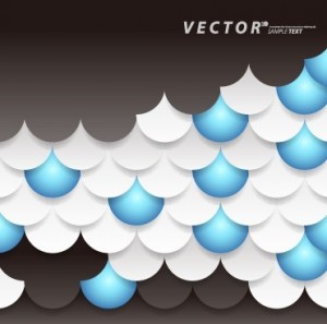 Stylish Scaly Vector Background 01