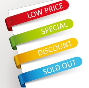 Sweet Shopping Lables Vector