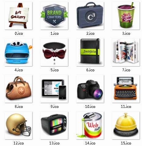 Three-dimensional Daily Necessities Icons