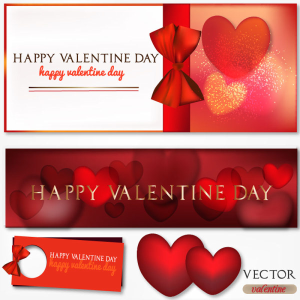 Valentine's Day Elements Vector