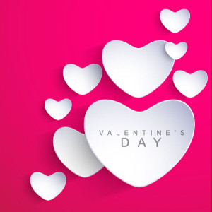 Valentine's Day Greeting Card Background Vector Material 01