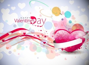 Valentine's Day Vector Poster Background 02