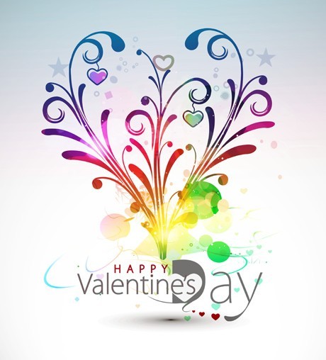 Valentine's Day Vector Poster Background 05