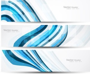 Vector Abstract Business Header 02