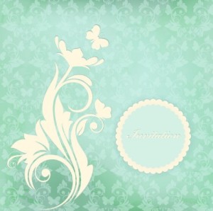 Vector Background with Vintage Patterns 02