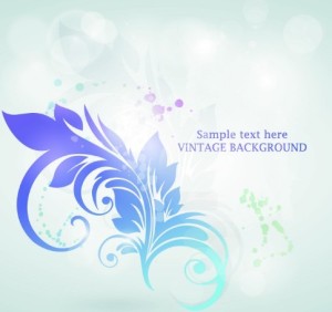 Vector Background with Vintage Patterns 03