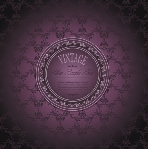 Violet Classical Pattern Background 4