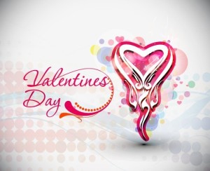 Warm Valentine's Day Greeting Card Vector 04