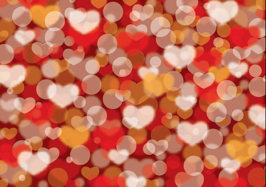 Warm Valentine's Day Vector Background