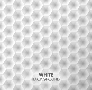 White Hexagon Vector Background