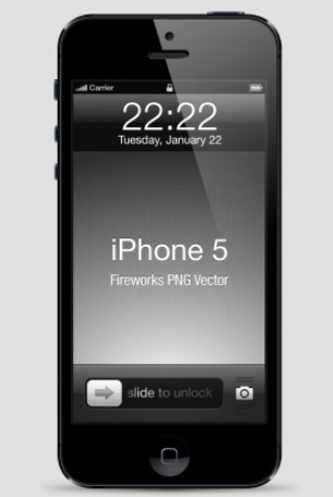 iPhone5 GUI PNG Vector