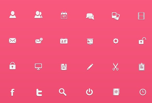 iconSweets Web Icons Layered PSD