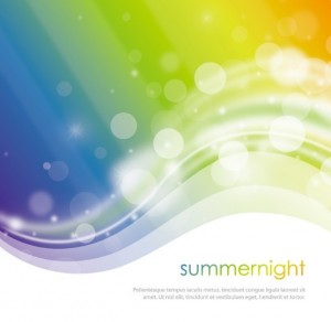 Fantastic Summernight Vector Background