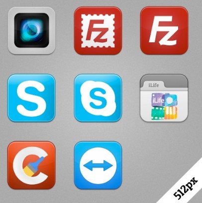 Baco Flurry Icon Set