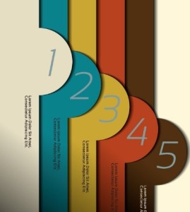 Number Template Banners Vector 03