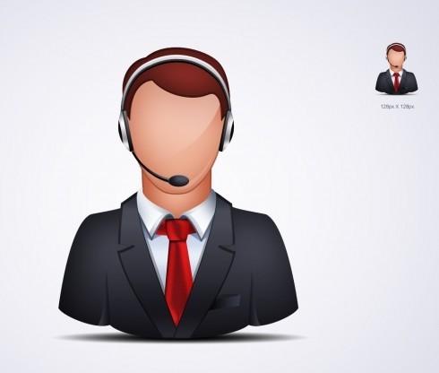 Online Customer Service PSD