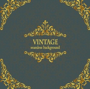 Vintage Flourish Border Vector