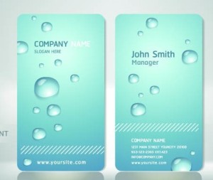 Stylish Business Card Template Vector 02